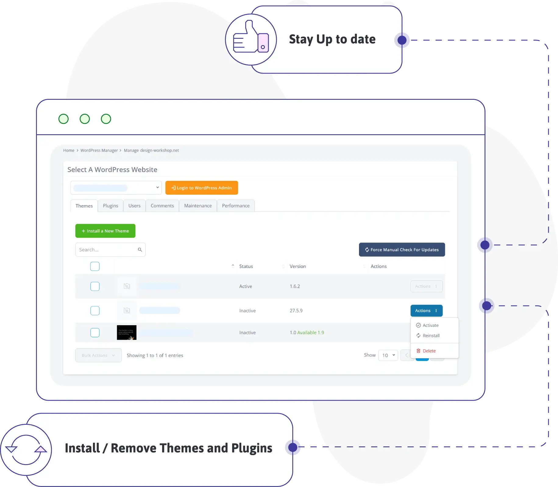 Theme/Plugin Management