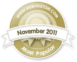 ScalaHosting in Top 25 Most Popular Hosting Providers
