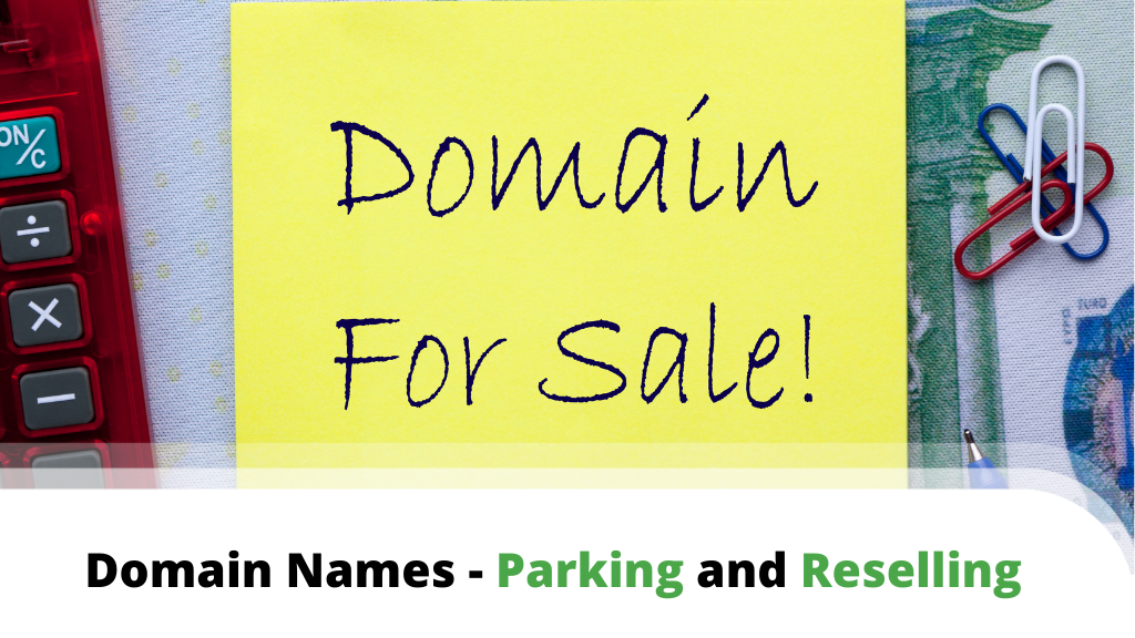 Domain parking and reselling - featured
