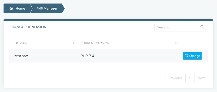 SPanel Control Panel, SPanel User Interface 6