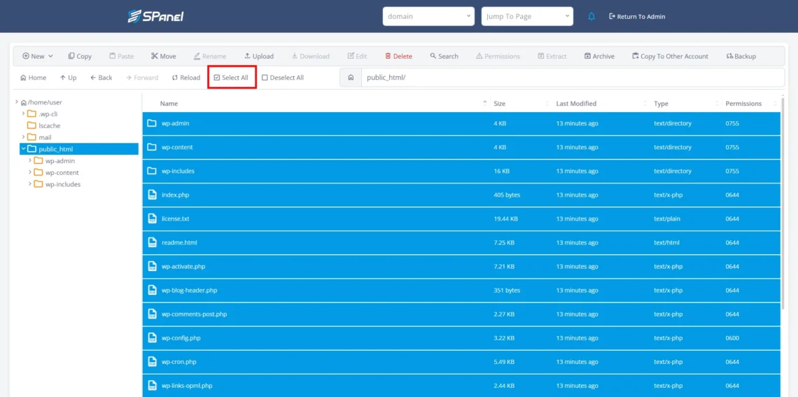 Migrate a WordPress Website: Step by Step Guide Migrate a WordPress Website: Step by Step Guide, Transferring files using a File Manager 3