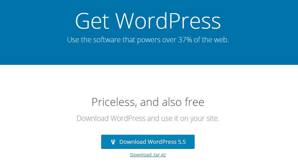 How to Install WordPress?, Step 1 – Downloading WordPress