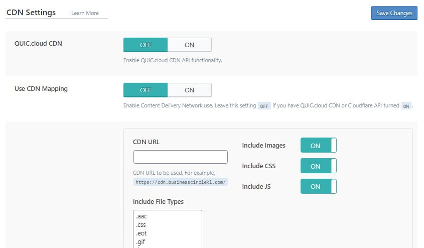 Optimize Website Speed with LiteSpeed Cache, CDN Settings