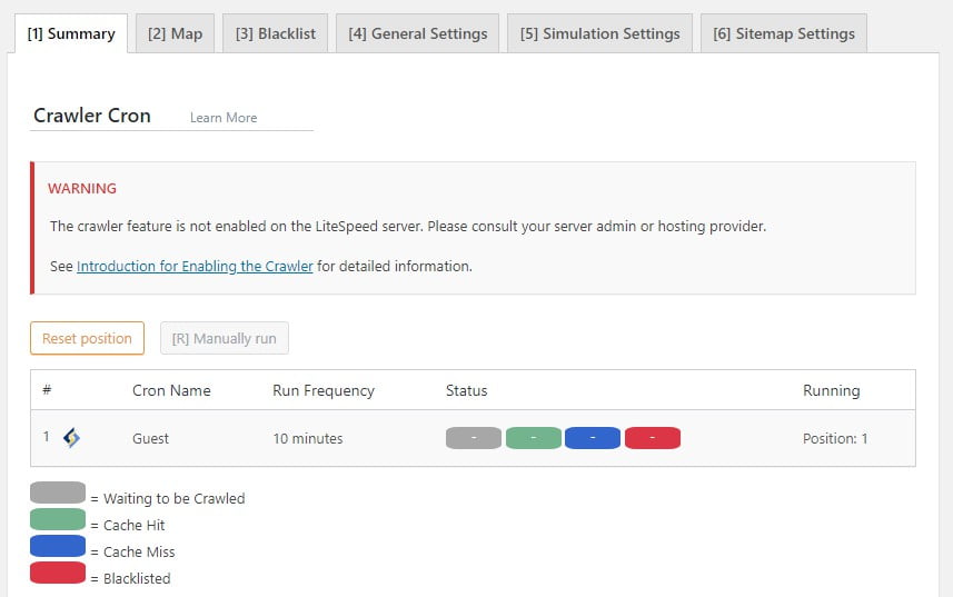 Optimize Website Speed with LiteSpeed Cache, Crawler Cron