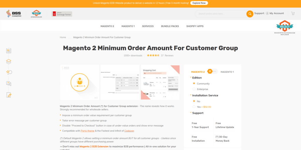 What Are the Best Magento Extensions for B2B?, Minimum Order Amount