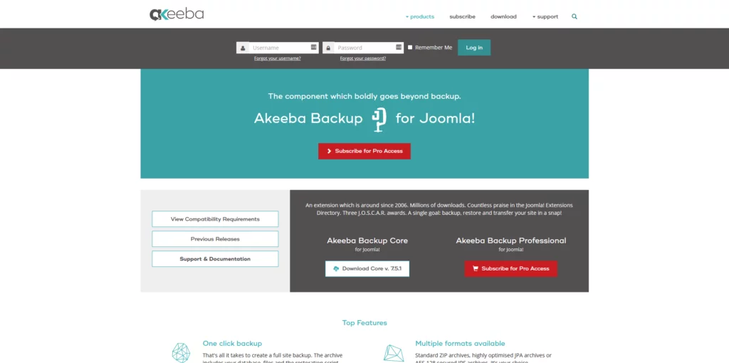 What Are the Best Joomla Plugins and Extensions?, Akeeba Backup