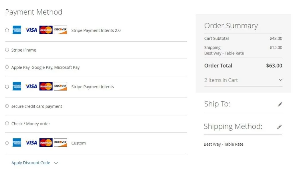 Best Magento Extensions for 2024, Stripe Payments