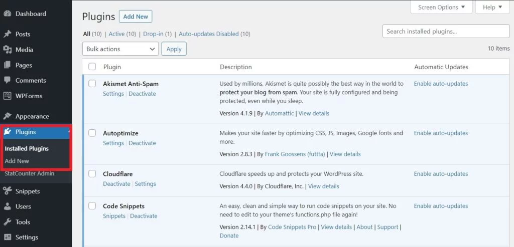 Navigating Your WordPress Dashboard Navigating Your WordPress Dashboard, Feature Extension (Plugins)