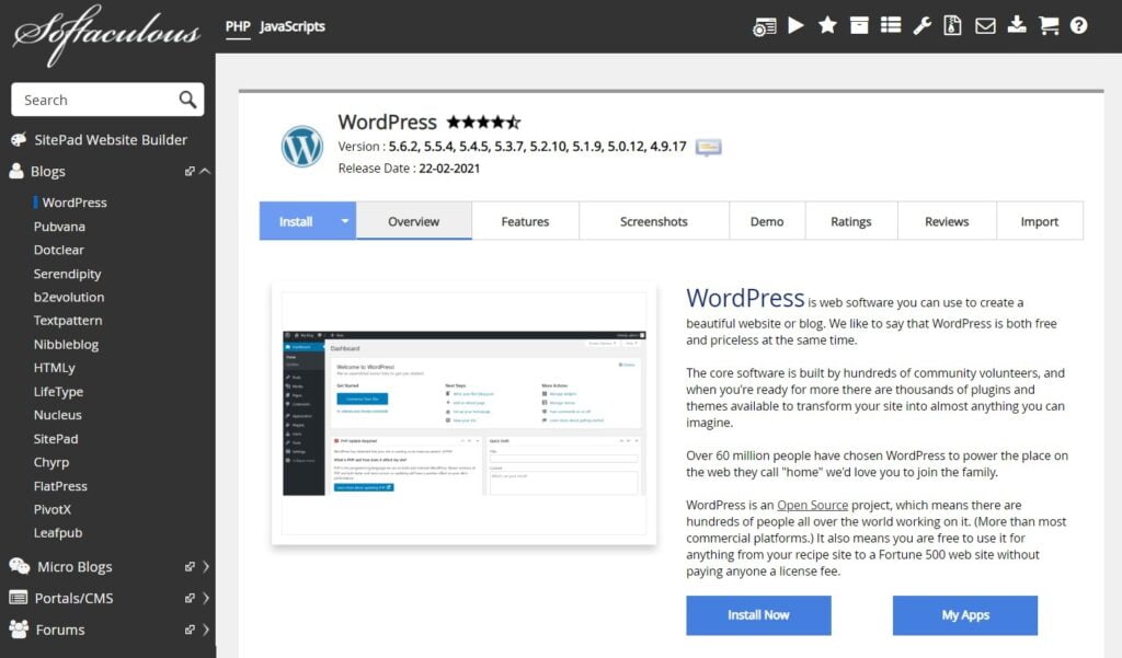 Navigating Your WordPress Dashboard, Automated WordPress Installation