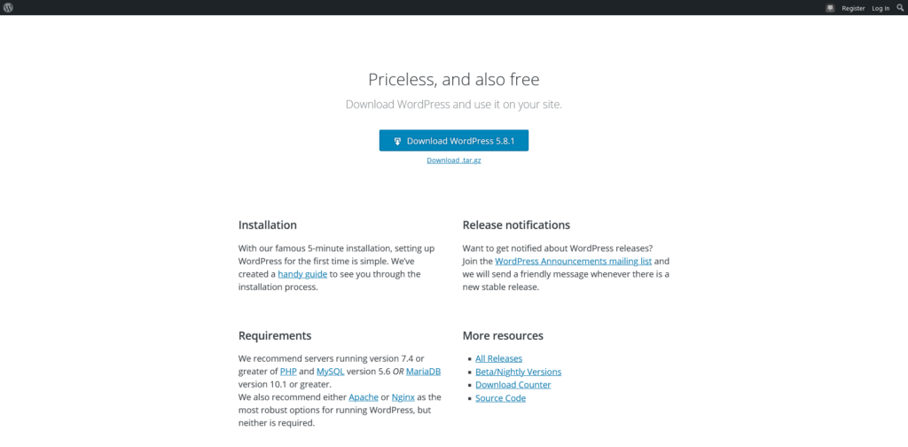 How to Install WordPress on a VPS Hosting Account How to Install WordPress on a VPS Hosting Account, 1. Download WordPress from https://wordpress.org.