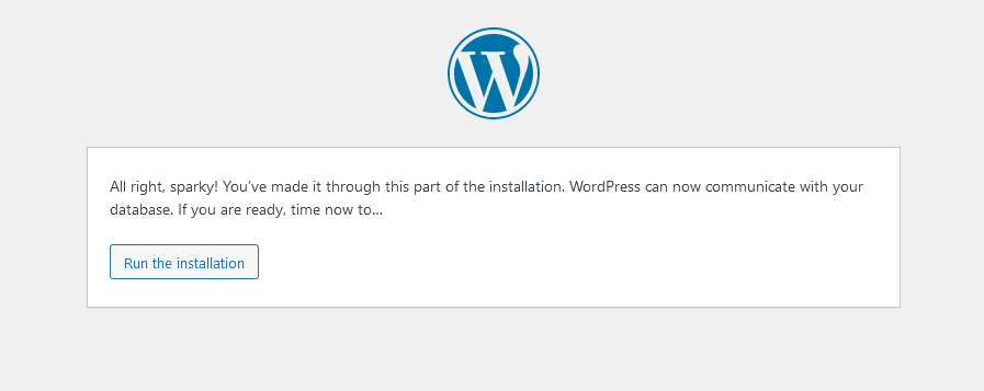 How to Install WordPress on a VPS Hosting Account, 4. Run the Installation Wizard. 3