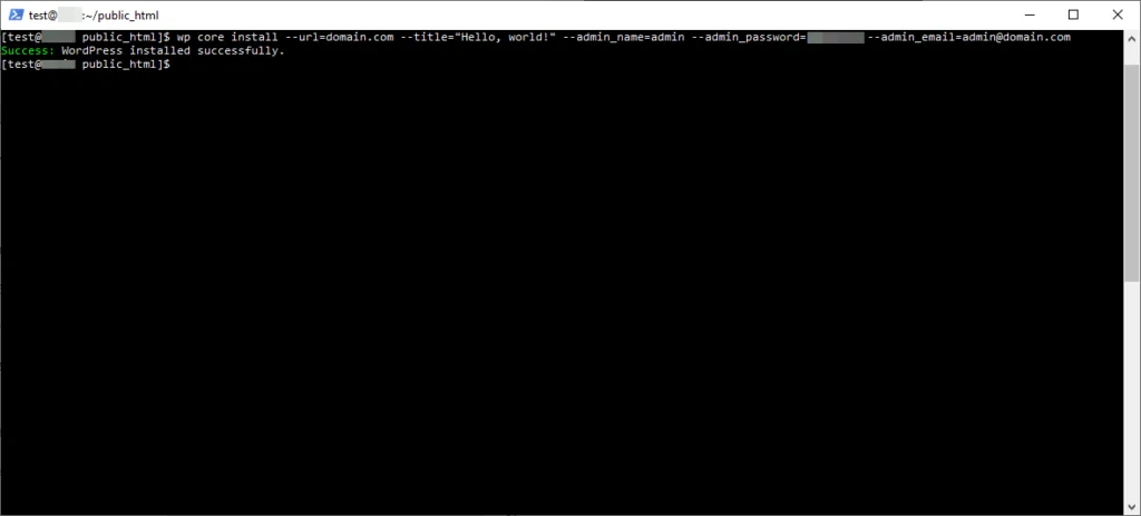 How to Install WordPress on a VPS Hosting Account How to Install WordPress on a VPS Hosting Account, Installing WordPress using WP-CLI 2