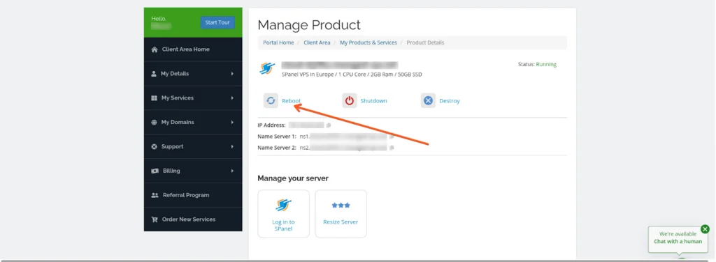 How to Restart a VPS or Dedicated Server? How to Restart a VPS or Dedicated Server?, How to Reboot Your VPS/Dedicated Server? 3