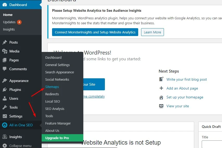 What is a WordPress Sitemap and How to Generate One?, How to Generate a WordPress XML Sitemap via Plugin?