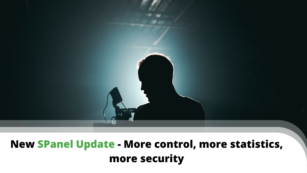 New SPanel Update - More control, more statistics, more security!