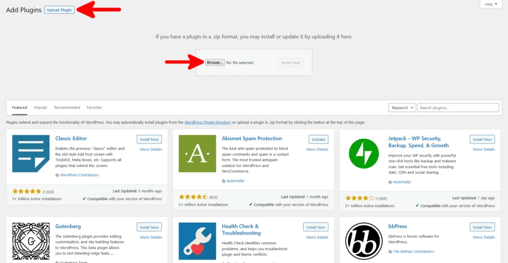 What is a WordPress Plugin? What is a WordPress Plugin?, Installing a WordPress plugin from the official directory 6