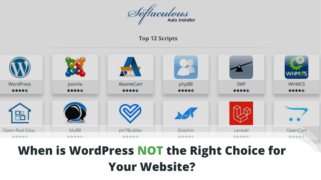 When is WordPress NOT the Right CMS for Your Site?