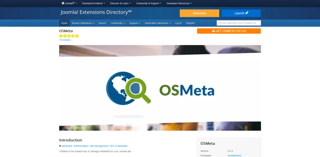 What Are the Best Joomla Extensions or Plugins for SEO?, OS Meta
