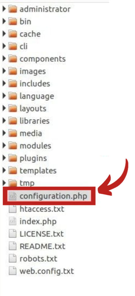 How to Enable Joomla PHP Error Reporting, Option 2: Joomla’s configuration.php file