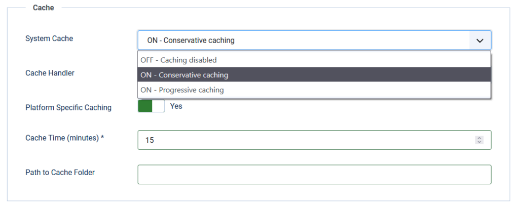 How to Speed Up My Joomla Website?, Enable Caching