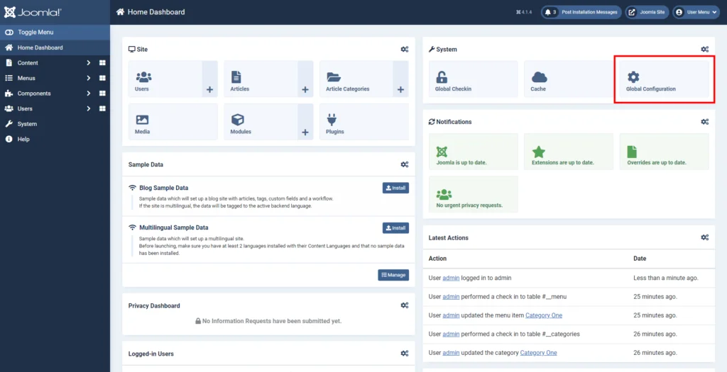 The Complete Guide to Joomla Search Engine Friendly URLs, Enabling SEF URLs in Joomla 2