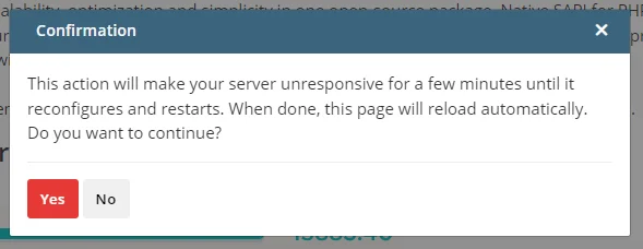How to Install And Configure OpenLiteSpeed in SPanel How to Install And Configure OpenLiteSpeed in SPanel, Switching to OpenLiteSpeed in SPanel 3