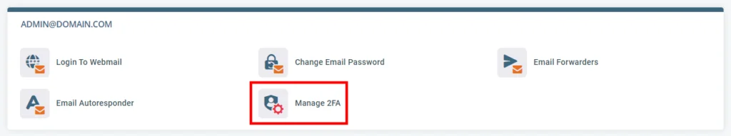 Two-Factor Authentication in SPanel, Enabling 2FA in SPanel 6