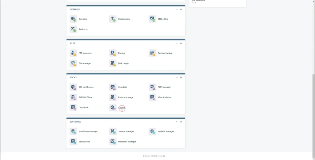 How to Keep Your Website Secure with SShield (Now in SPanel), SShield Now Integrated with SPanel 2