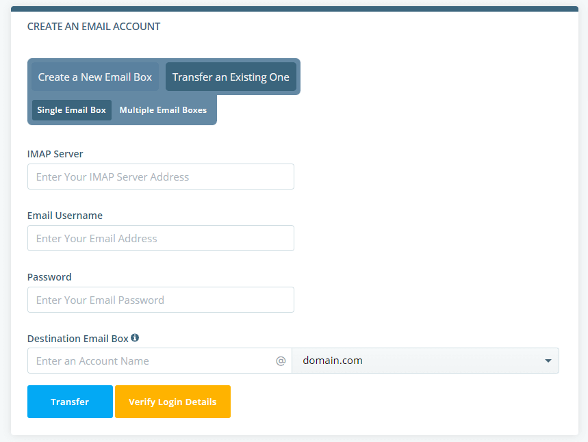 How to Transfer Your Emails to Your SPanel VPS How to Transfer Your Emails to Your SPanel VPS, Transferring Email Accounts With SPanel 2