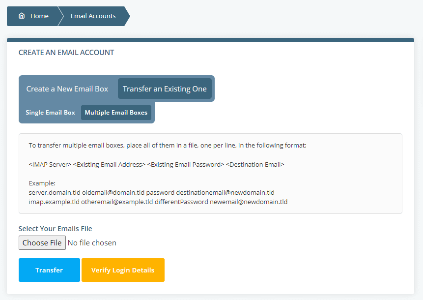 How to Transfer Your Emails to Your SPanel VPS How to Transfer Your Emails to Your SPanel VPS, Transferring Email Accounts With SPanel 3