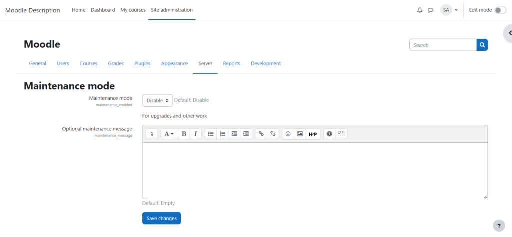 How to Update Moodle, Installing the Updated Moodle Software