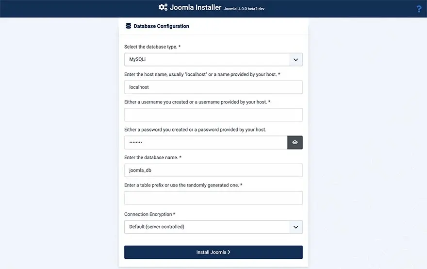 How to Install a Quickstart Package in Joomla How to Install a Quickstart Package in Joomla, Launching the Installer