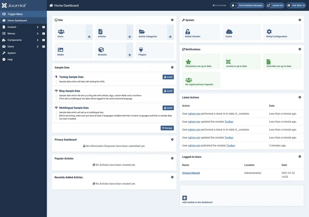 Joomla 4 vs. Joomla 3 - What's New? Joomla 4 vs. Joomla 3 – What’s New?, Overview of Joomla 4