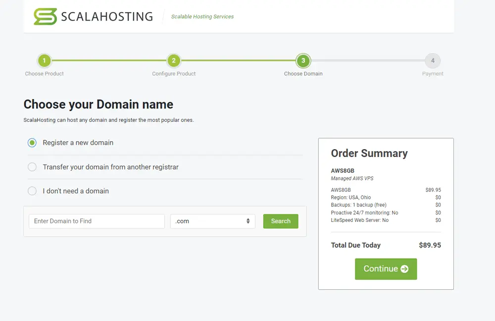 How to Host Moodle on AWS with ScalaHosting, Choosing and Configuring an AWS Hosting Plan 2