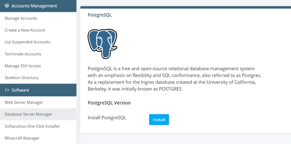SPanel Now Featuring Database Server Management, PostgreSQL Integration, PHP Slow Log, and more SPanel Now Featuring Database Server Management, PostgreSQL Integration, PHP Slow Log, and more