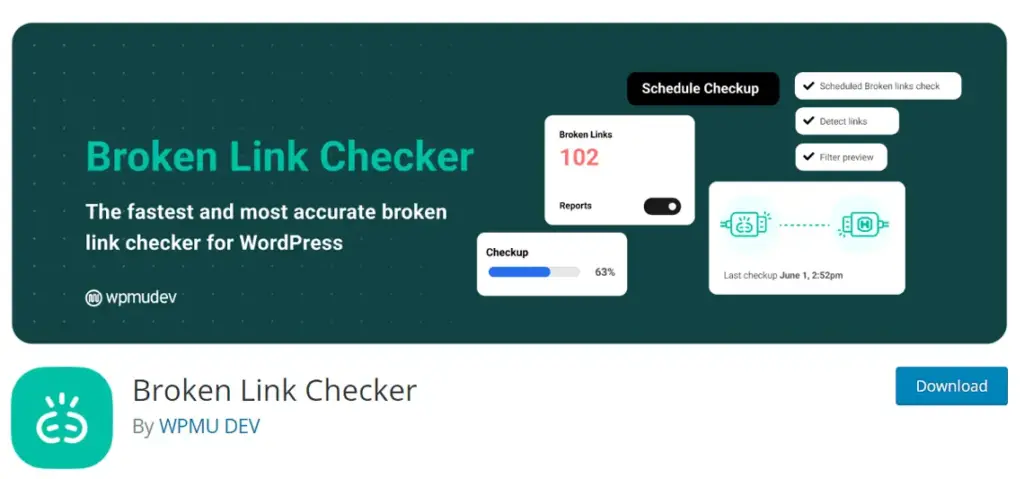 Top WordPress Plugins for SEO in 2024, Broken Link Checker