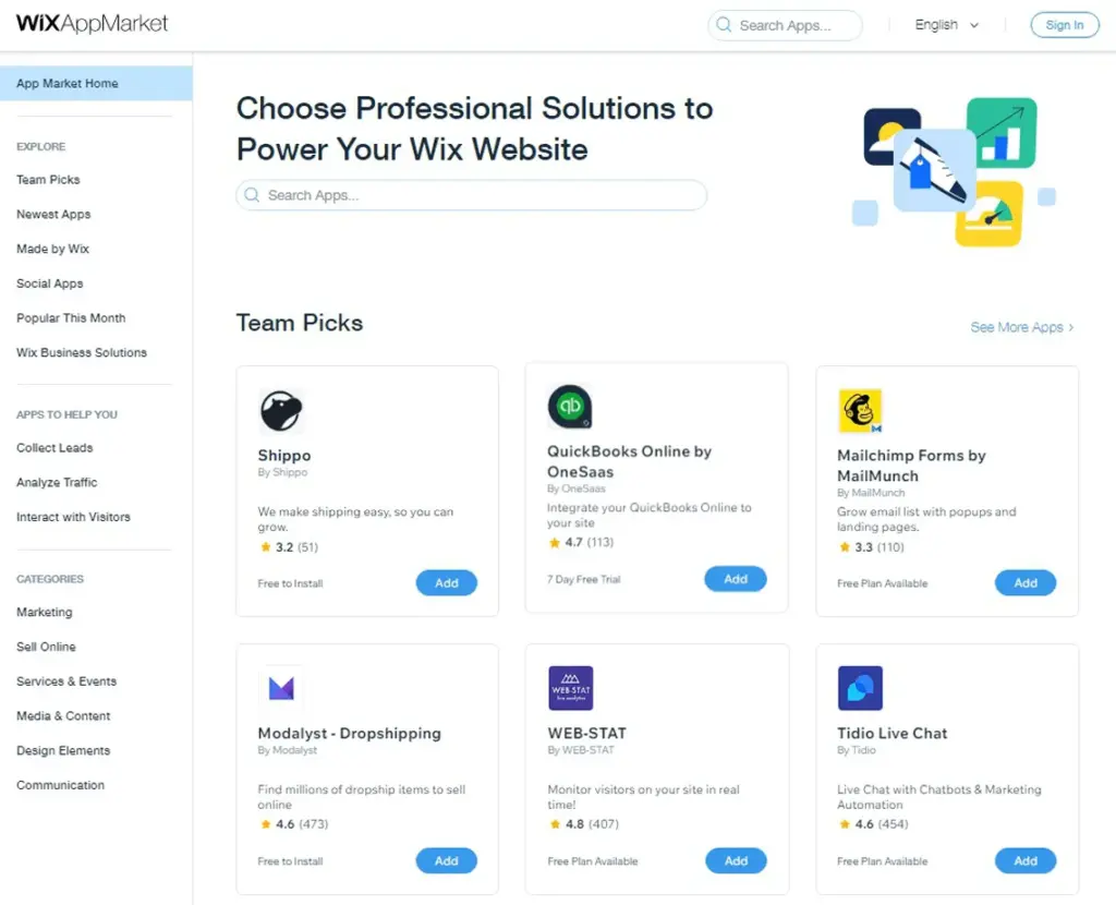 Wix vs WordPress – Which Platform Should You Choose, Extensions and Add-ons