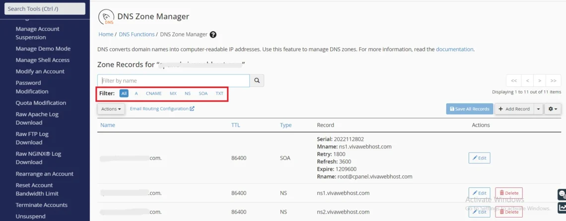 cPanel DNS Management: A Beginner’s Guide to DNS Settings, Step-By-Step Guide to Accessing DNS Management in cPanel 5