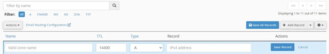 cPanel DNS Management: A Beginner’s Guide to DNS Settings, How to Create New DNS Records 2