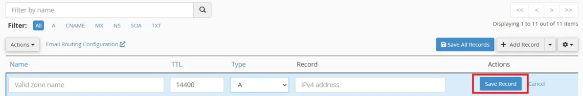 cPanel DNS Management: A Beginner’s Guide to DNS Settings, How to Create New DNS Records 3
