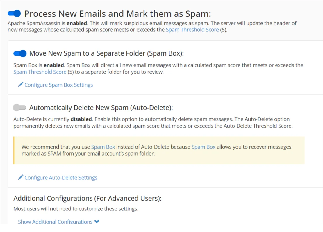 Managing Email Accounts in cPanel: A Step-by-Step Guide, Spam Management and Filtering