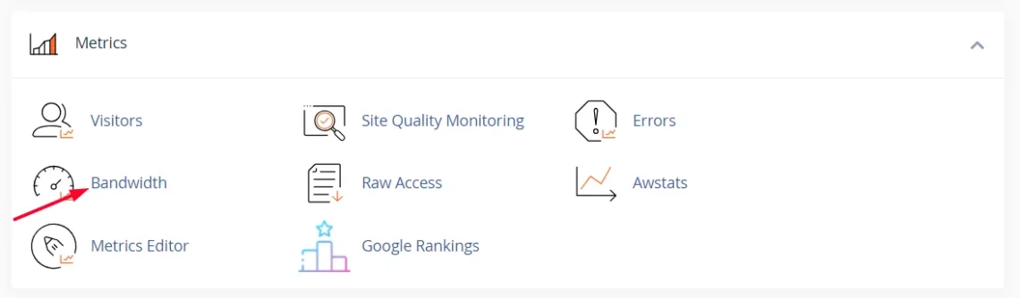 Understanding cPanel Resource Usage: Optimizing Performance and Efficiency, Bandwidth Usage Overview