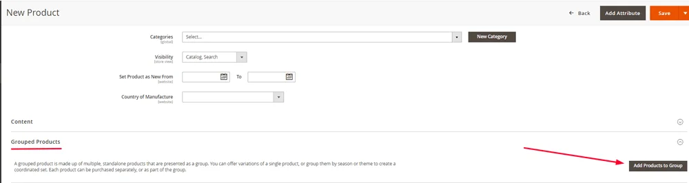 How to Build a Product Page in Magento How to Build a Product Page in Magento, Creating Grouped Products