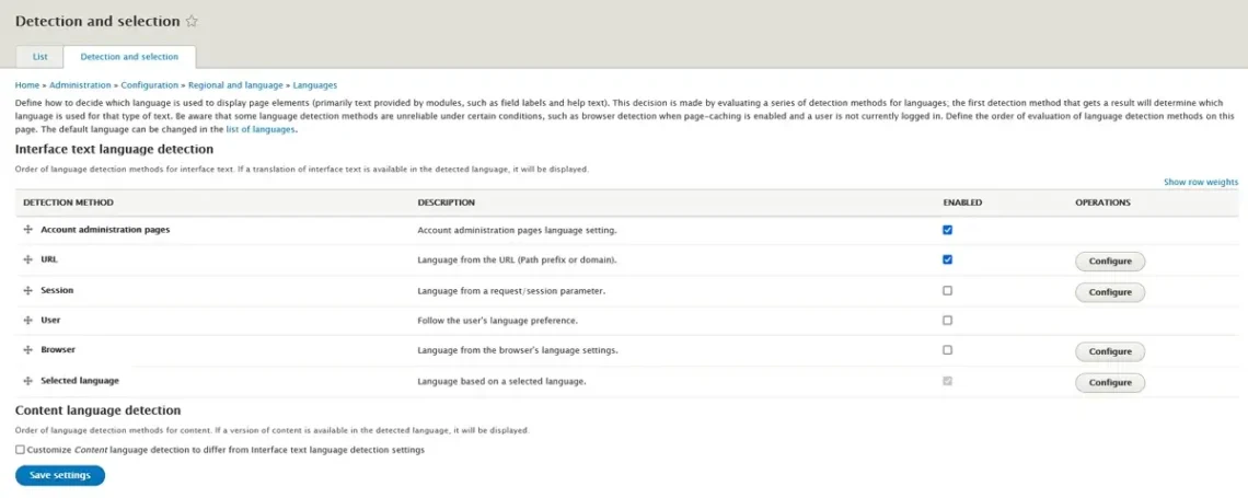Drupal Hosting for International Websites: Localization and Multilingual Considerations Drupal Hosting for International Websites: Localization and Multilingual Considerations, Language Detection and Settings for Front End and Administration Pages in Drupal 2