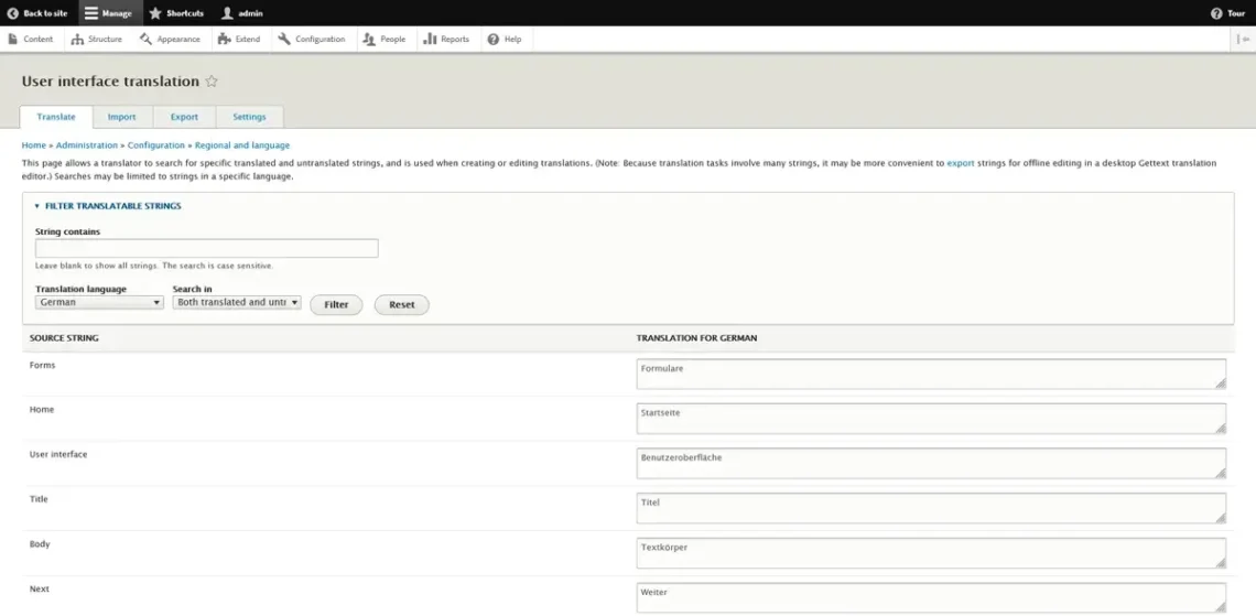 Drupal Hosting for International Websites: Localization and Multilingual Considerations Drupal Hosting for International Websites: Localization and Multilingual Considerations, User Interface Translation 2