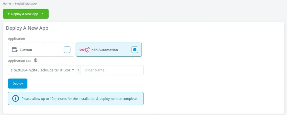 What is n8n and How to Use it? What is n8n and How to Use it?, Self-Hosted n8n: Doing It the Easy Way With SPanel 2