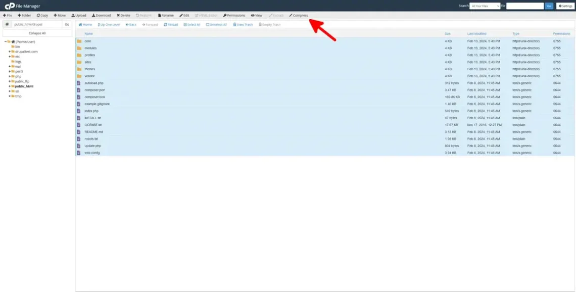Drupal Migration to a New Hosting Provider Drupal Migration to a New Hosting Provider, Archiving Files on Your Old Server