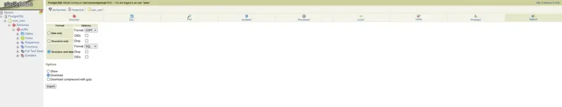 Drupal Migration to a New Hosting Provider Drupal Migration to a New Hosting Provider, Exporting The Database 3