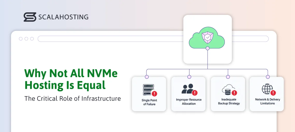 NVMe Hosting: What Are Its Biggest Benefits?, Why Not All NVMe Hosting Is Equal: The Critical Role of Infrastructure