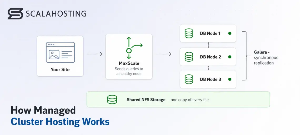 One Server vs. Cluster: When Should Your Business Scale Out?, How Managed Cluster Hosting Works
